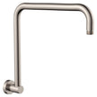 Round Fixed Gooseneck Shower Arm in Brushed Nickel