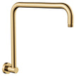 Round Fixed Gooseneck Shower Arm in Urban Brass