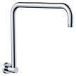 Round Fixed Gooseneck Shower Arm in Chrome
