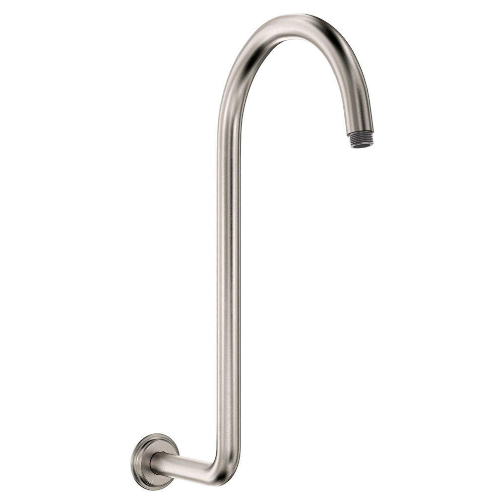 Classical Fixed Swan-Neck Arm in Brushed Nickel