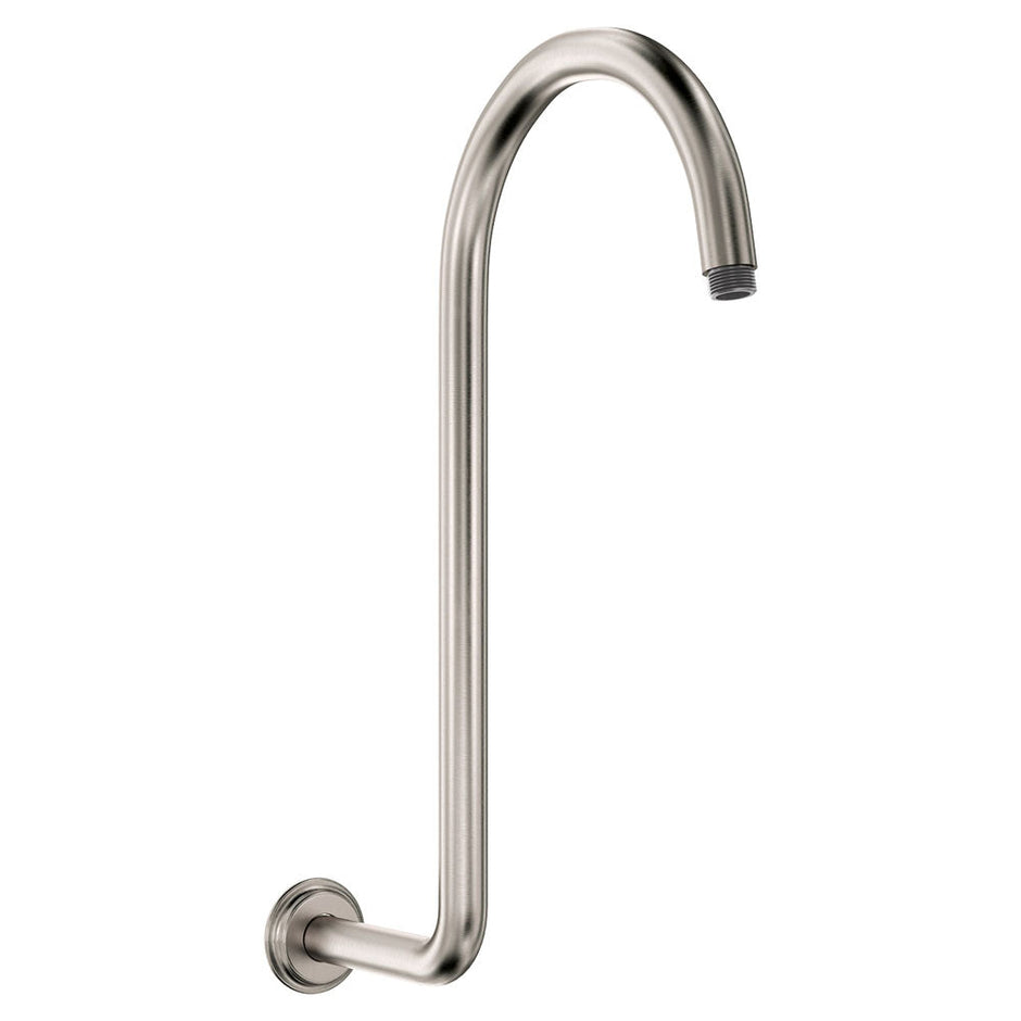 Classical Fixed Swan-Neck Arm in Brushed Nickel