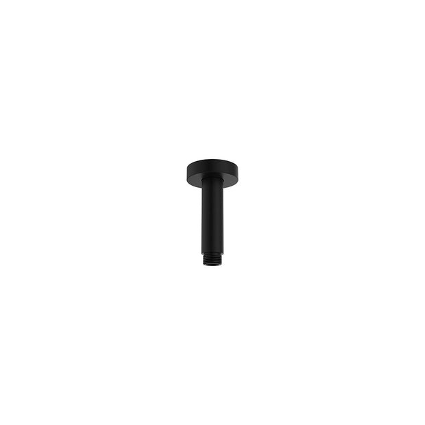 Round Shower Dropper, 100mm in Matte Black