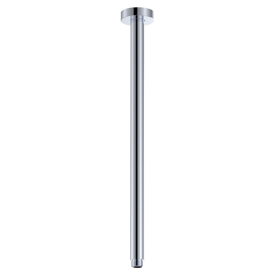 Round Shower Dropper, 450mm in Chrome
