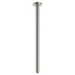 Round Shower Dropper, 450mm in Brushed Nickel