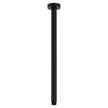 Round Shower Dropper, 450mm in Matte Black