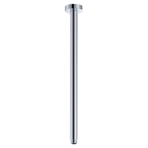 Round Shower Dropper, 450mm in Chrome