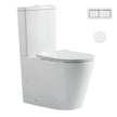 Zenmo Exon Toilet Suite in Matte White