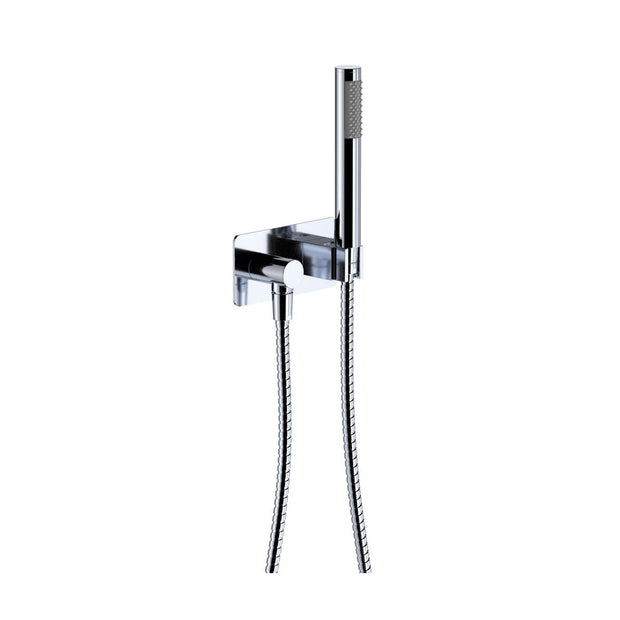 Isabella Hand Shower, Rectangular Plate in Chrome