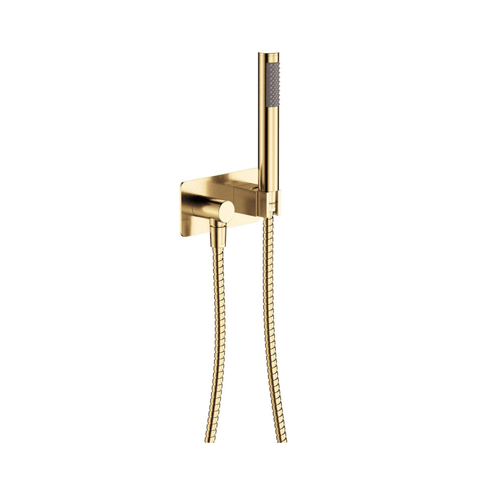 Isabella Hand Shower, Rectangular Plate in Urban Brass