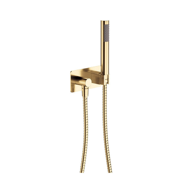 Isabella Hand Shower, Rectangular Plate in Urban Brass