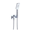 Tono Hand Shower, Rectangular Plate in Chrome