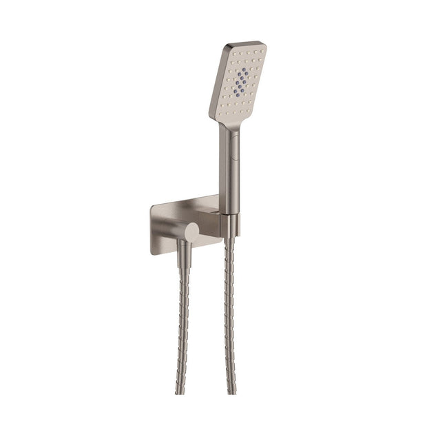 Tono Hand Shower, Rectangular Plate in Brushed Nickel