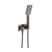 Tono Hand Shower, Rectangular Plate in Gun Metal