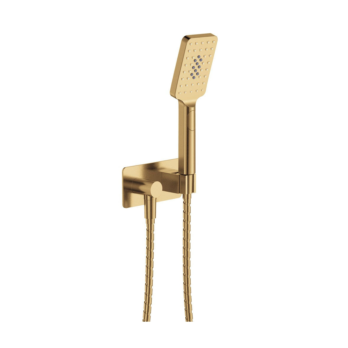 Tono Hand Shower, Rectangular Plate in Urban Brass