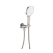 Koko Hand Shower, Round Plate in Brushed Nickel