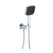 Kuro Hand Shower, Round Plate, Soft Square Head in Chrome