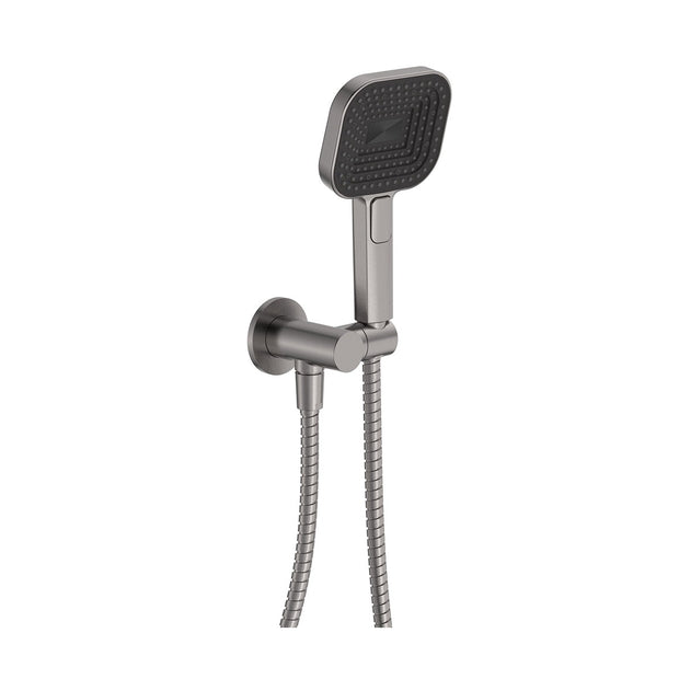 Fienza Kuro Hand Shower, Round Plate, Soft Square Head