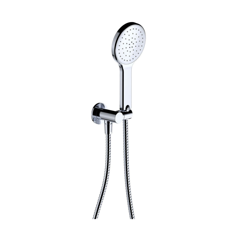 Kaya Hand Shower, Round Plate in Chrome