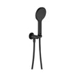 Kaya Hand Shower, Round Plate in Matte Black
