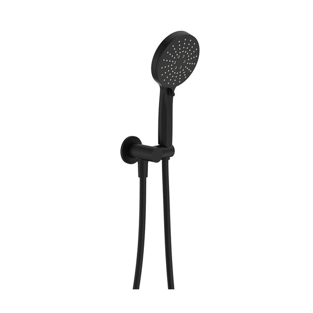 Empire Slim Hand Shower, Round Plate in Matte Black