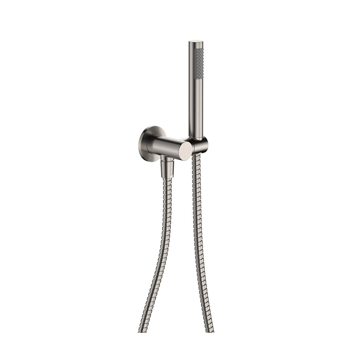 Isabella Hand Shower, Round Plate in Brushed Nickel