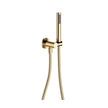 Isabella Hand Shower, Round Plate in Urban Brass