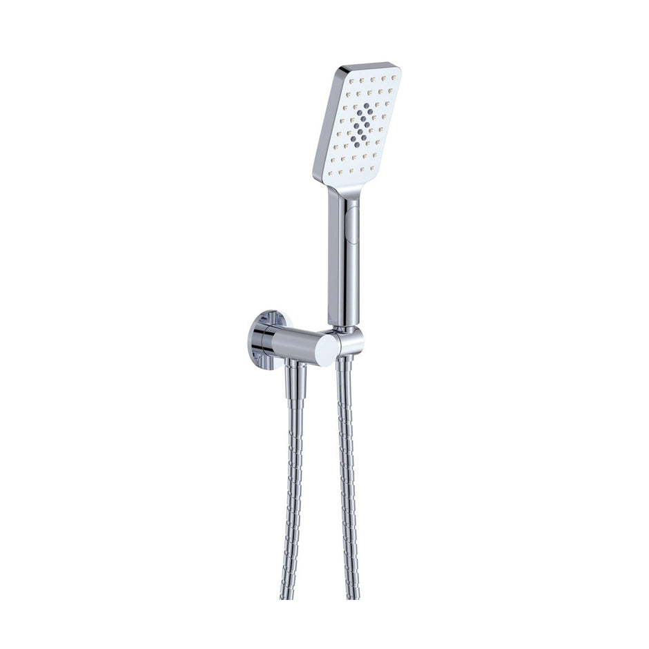 Tono Hand Shower, Round Plate in Chrome