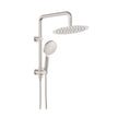 Kaya Twin Half-Rail Shower in Brushed Nickel
