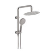 Kaya Twin Half-Rail Shower in Gun Metal