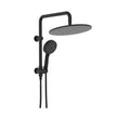 Empire Slim Twin Half-Rail Shower in Matte Black