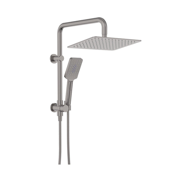 Tono Twin Half-Rail Shower in Gun Metal