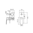 Zenmo Bravo-II Shower Mixer with Diverter