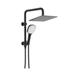 Koko Twin Half-Rail Shower in Matte Black