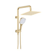 Koko Twin Half-Rail Shower in Urban Brass