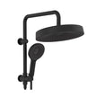 Kuro Twin Half-Rail Shower, Round Head
