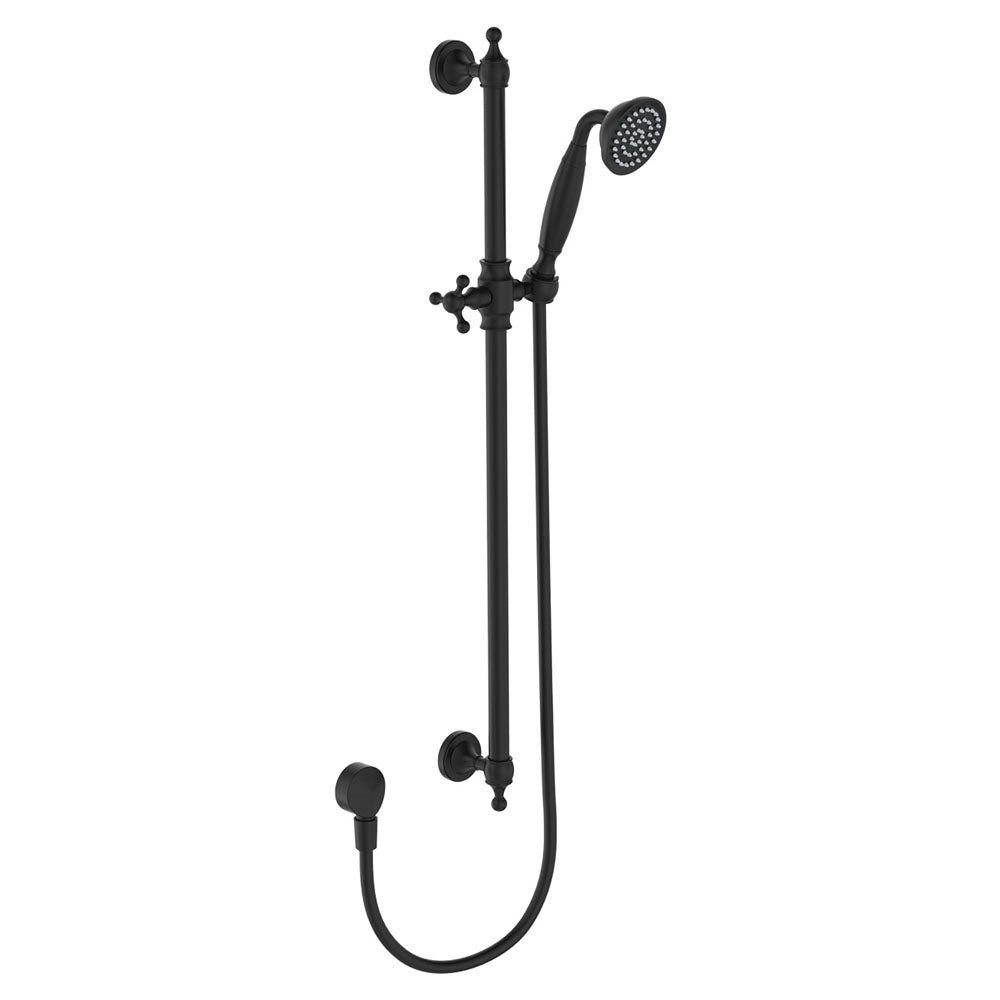 Lillian Rail Shower in Matte Black