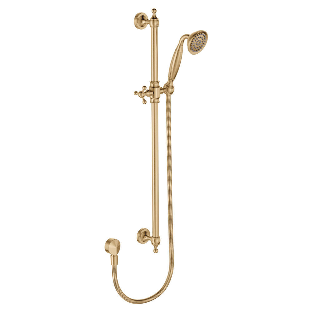 Lillian Rail Shower in Urban Brass
