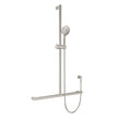 Care Inverted T Rail Shower in Brushed Nickel