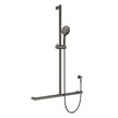 Care Inverted T Rail Shower in Gun Metal