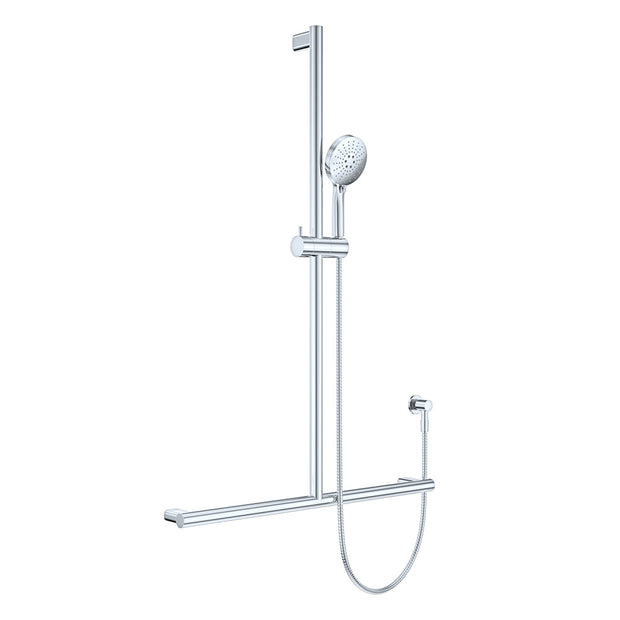 Care Inverted T Rail Shower in Chrome