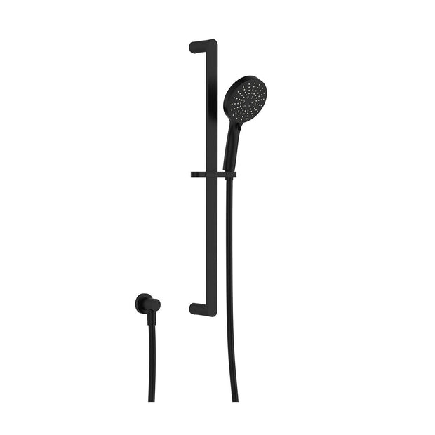 Empire Slim Rail Shower in Matte Black