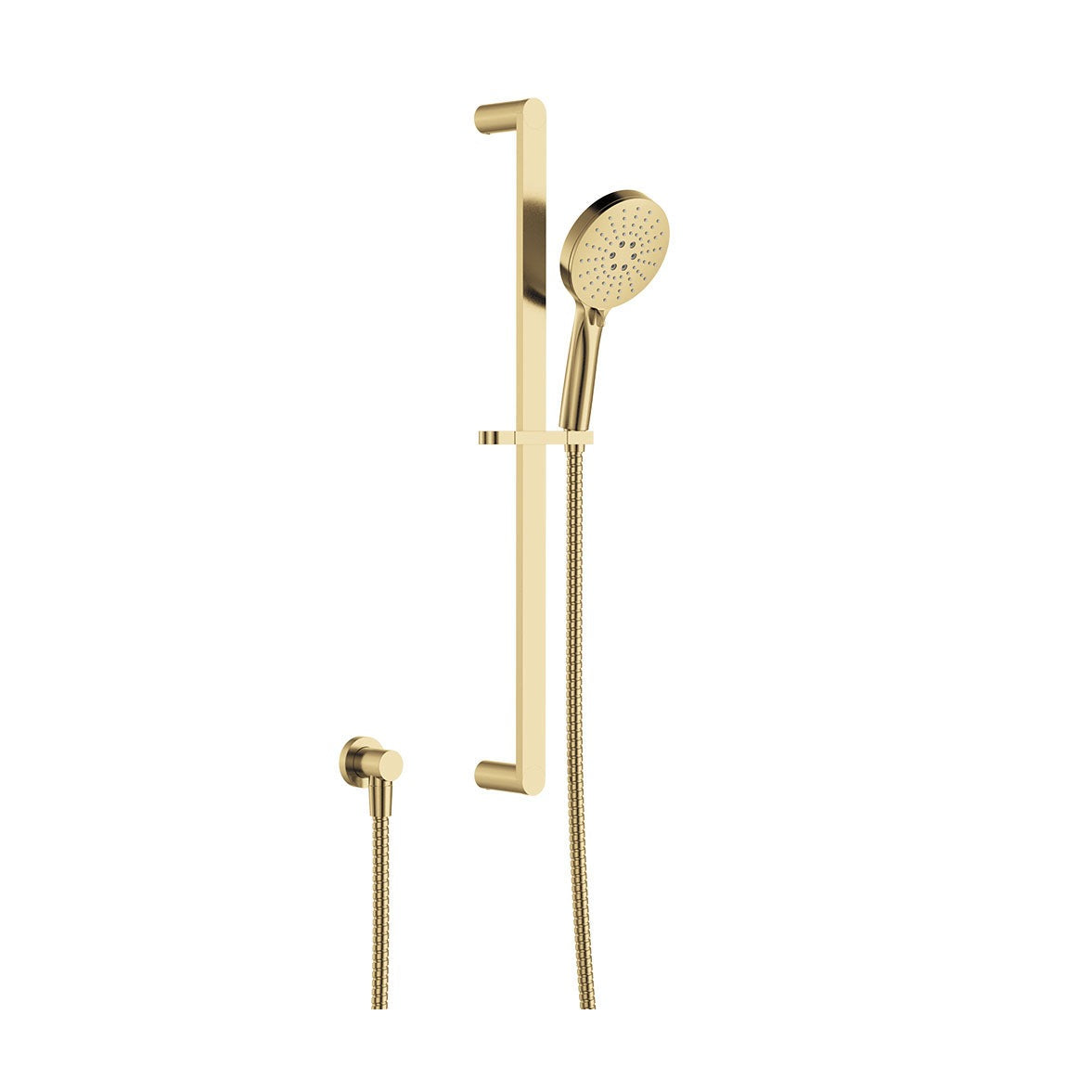 Empire Slim Rail Shower in Urban Brass