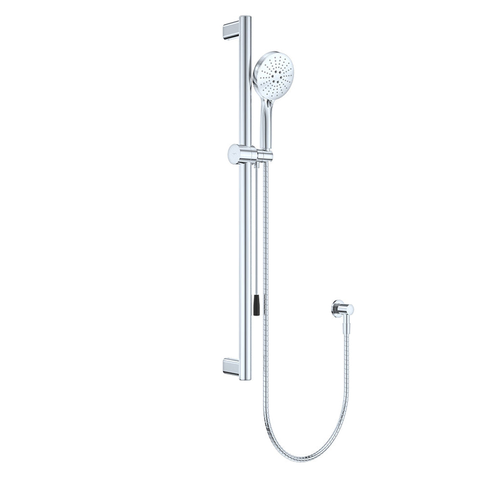 Care Rail Shower with Push/Pull Slider in Chrome