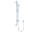 Care Rail Shower with Push/Pull Slider in Chrome