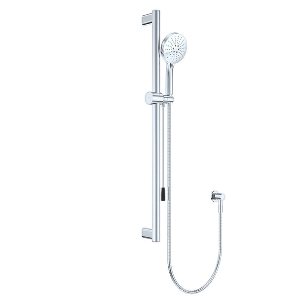 Care Rail Shower with Push/Pull Slider in Chrome