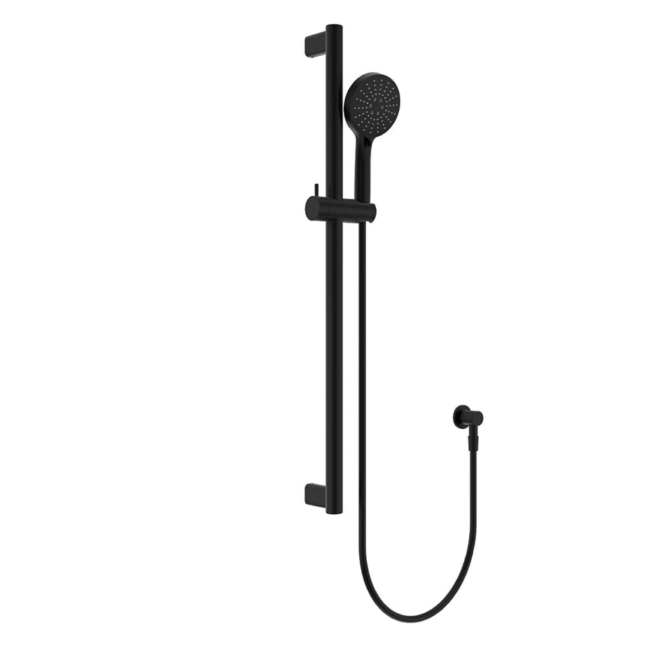 Care Rail Shower in Matte Black