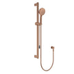 Care Rail Shower with Push/Pull Slider in Brushed Copper