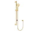 Care Rail Shower with Push/Pull Slider in Urban Brass
