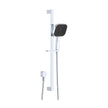 Kuro Rail Shower Soft Square Head in Chrome