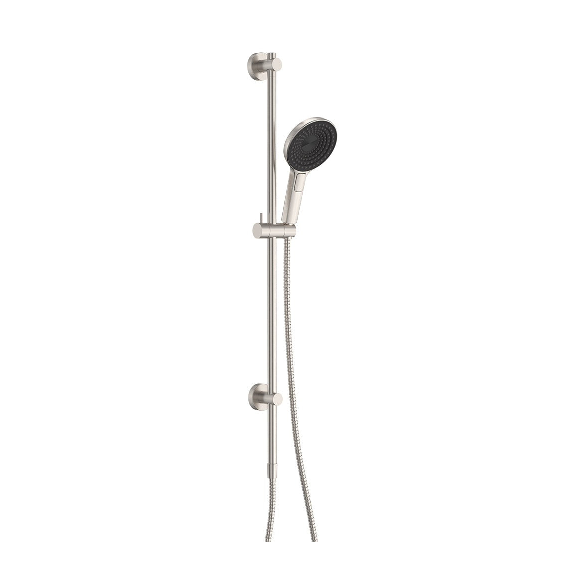 Kuro Rail Shower Round in Brushed Nickel
